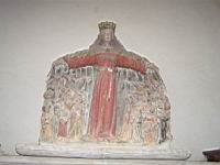 Jasseron, Eglise St-Jean Baptiste, Vierge au manteau (XVe) (2)